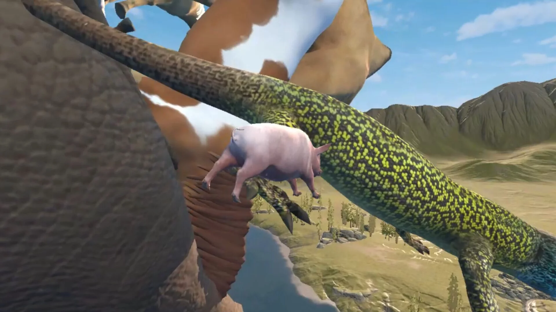 Изображение игры: Hot Pig Jump!