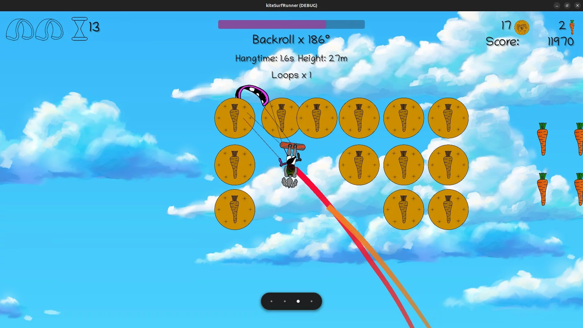 Изображение игры: Kitesurf Runner