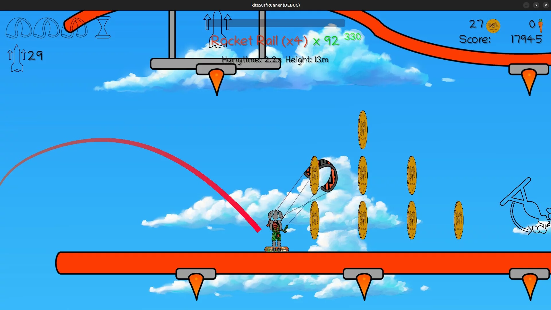 Изображение игры: Kitesurf Runner