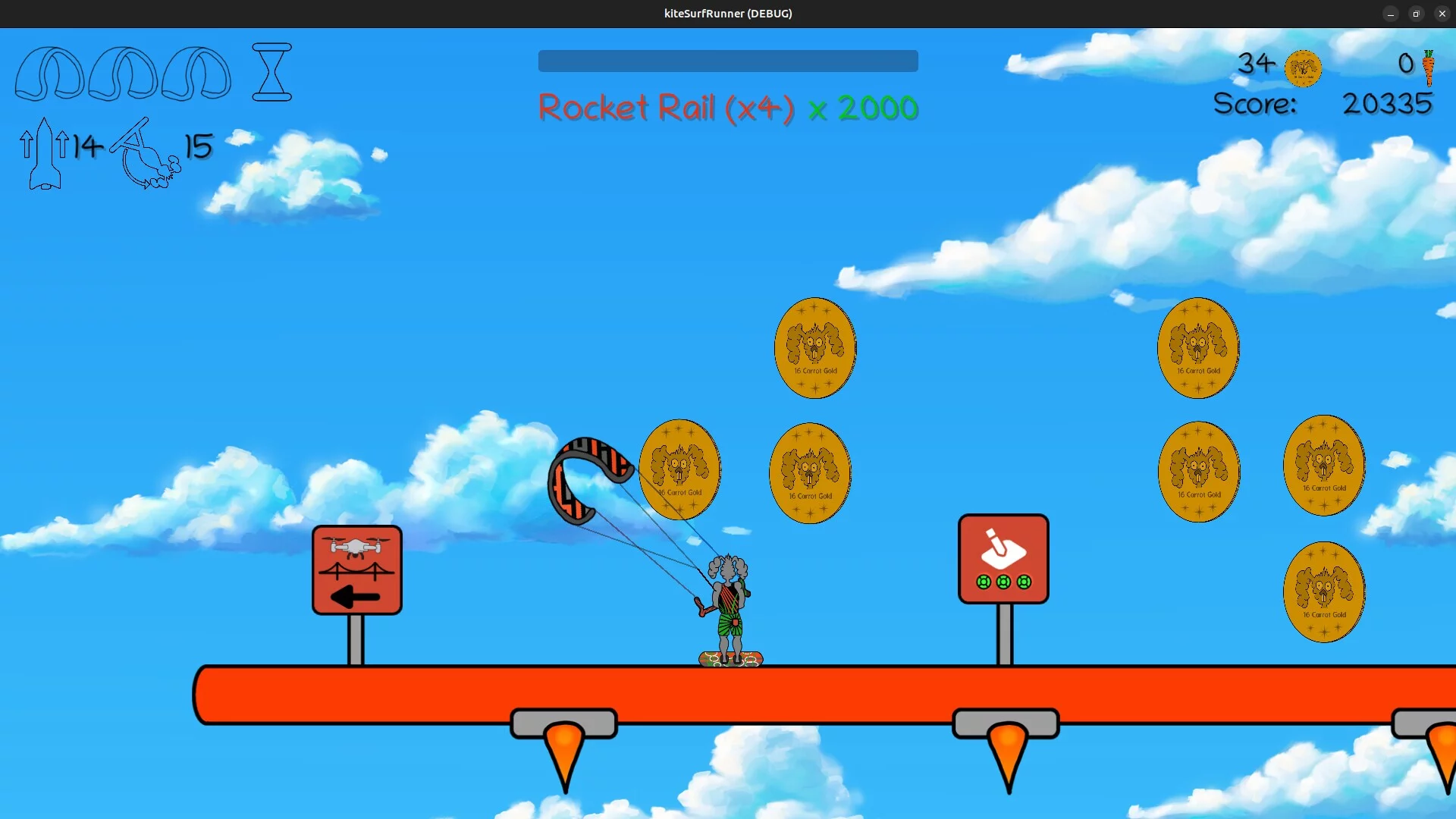 Изображение игры: Kitesurf Runner