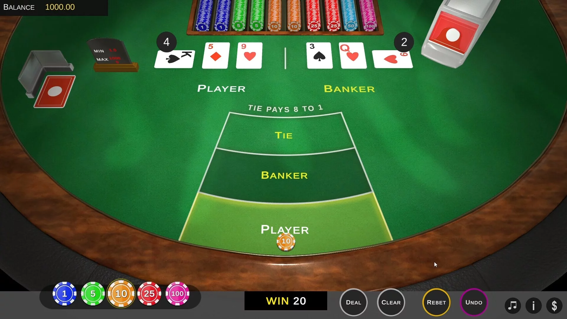 Изображение игры: Baccarat