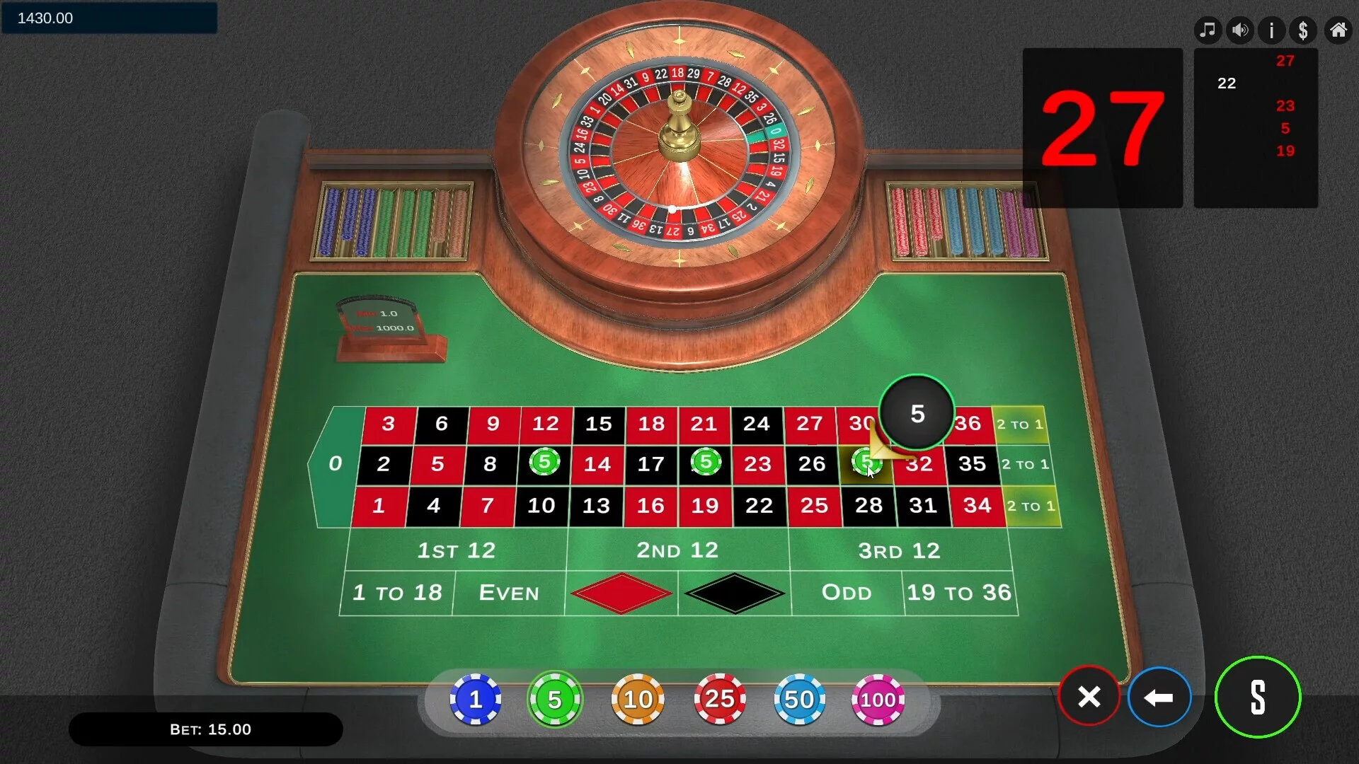 Изображение игры: Roulette Pro Simulator
