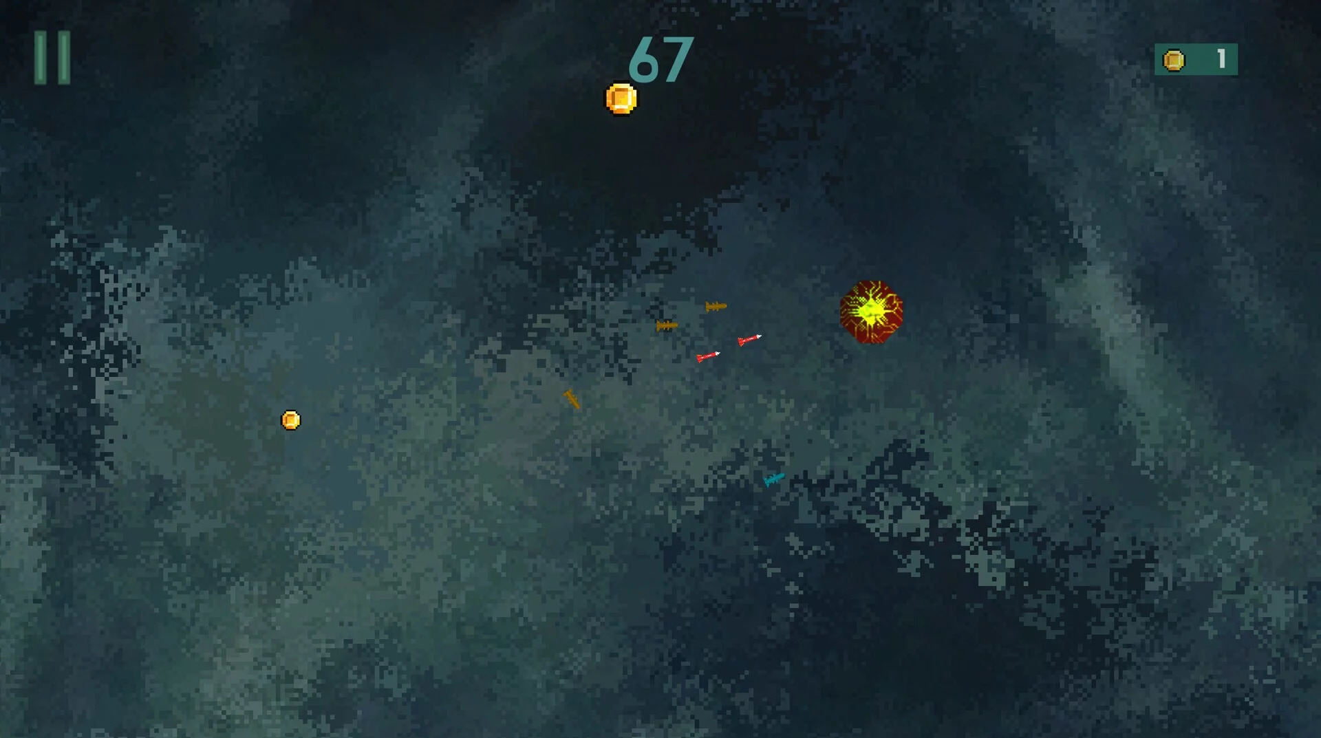 Изображение игры: Avoid the Missiles