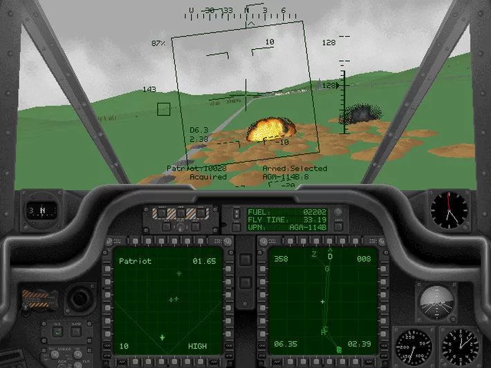 Изображение игры: Apache Longbow