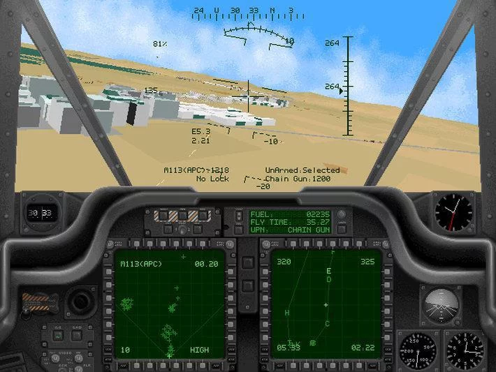 Изображение игры: Apache Longbow