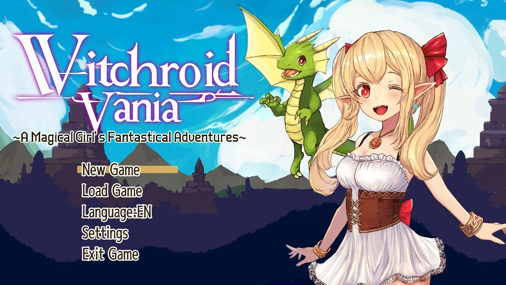 Изображение игры: Witchroid Vania: A Magical Girl’s Fantastical Adventures