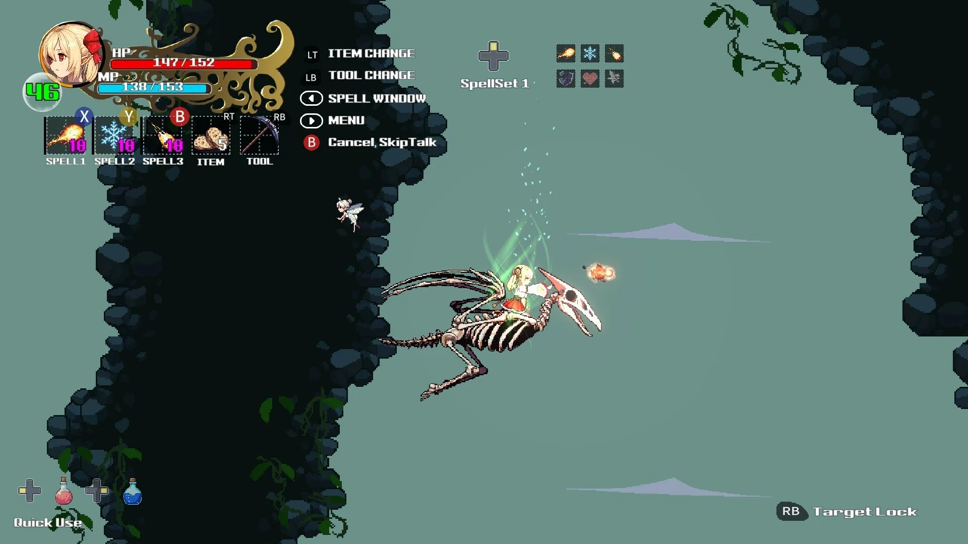 Изображение игры: Witchroid Vania: A Magical Girl’s Fantastical Adventures