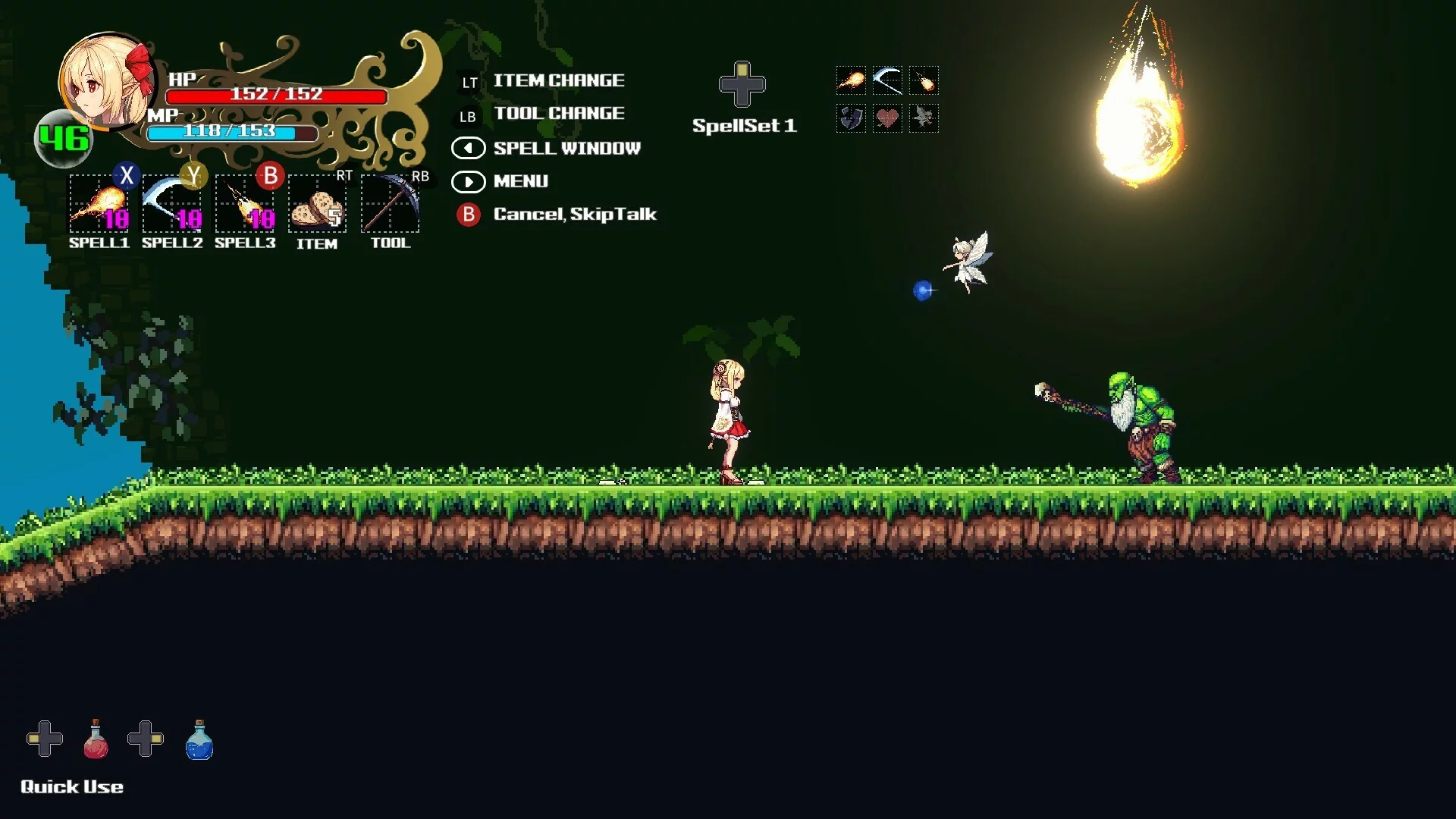 Изображение игры: Witchroid Vania: A Magical Girl’s Fantastical Adventures
