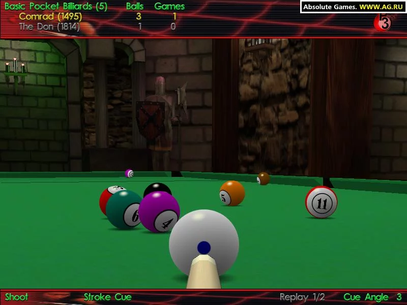 Изображение игры: Virtual Pool 3