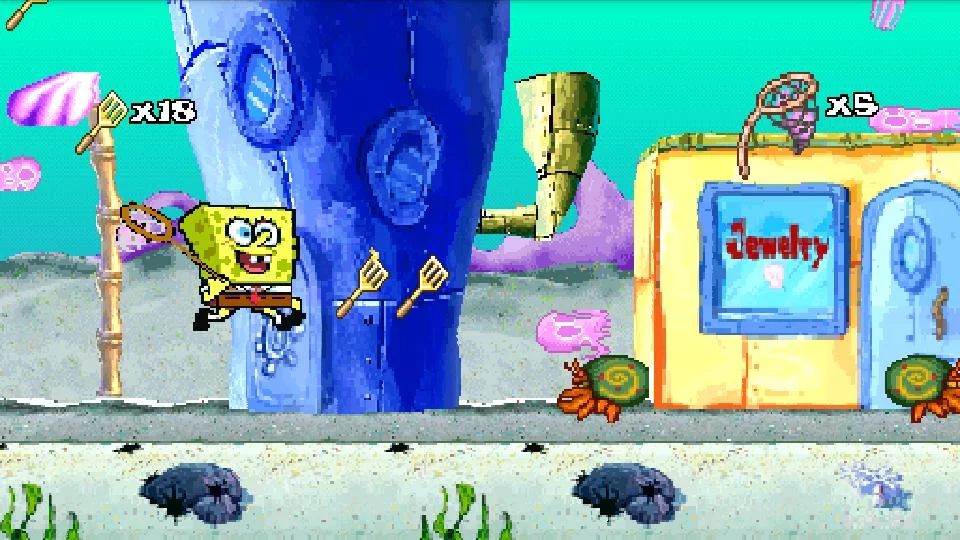 Изображение игры: SpongeBob SquarePants: SuperSponge