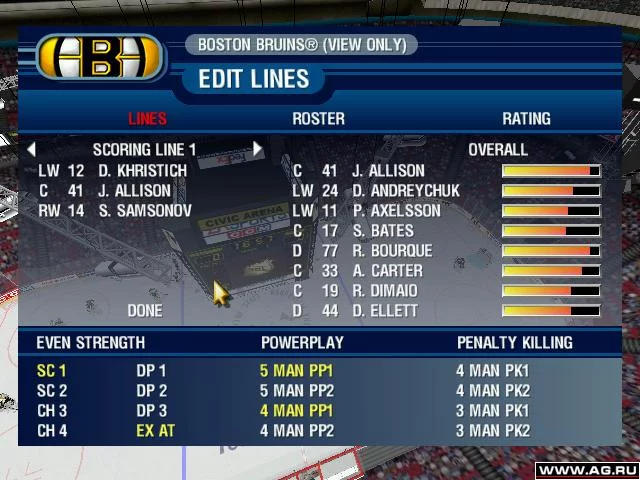 Изображение игры: NHL 2000