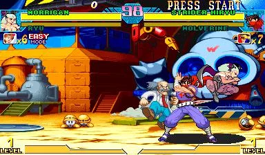 Изображение игры: Marvel vs. Capcom: Clash of Super Heroes