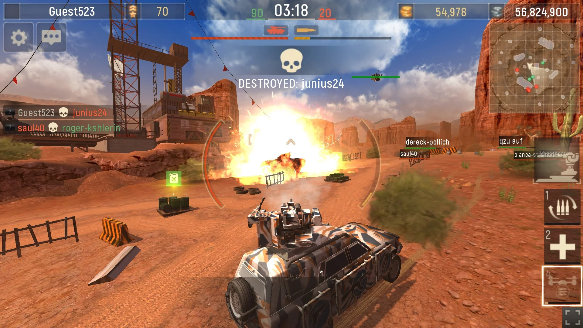 Изображение игры: Metal Force: Tank Games Online
