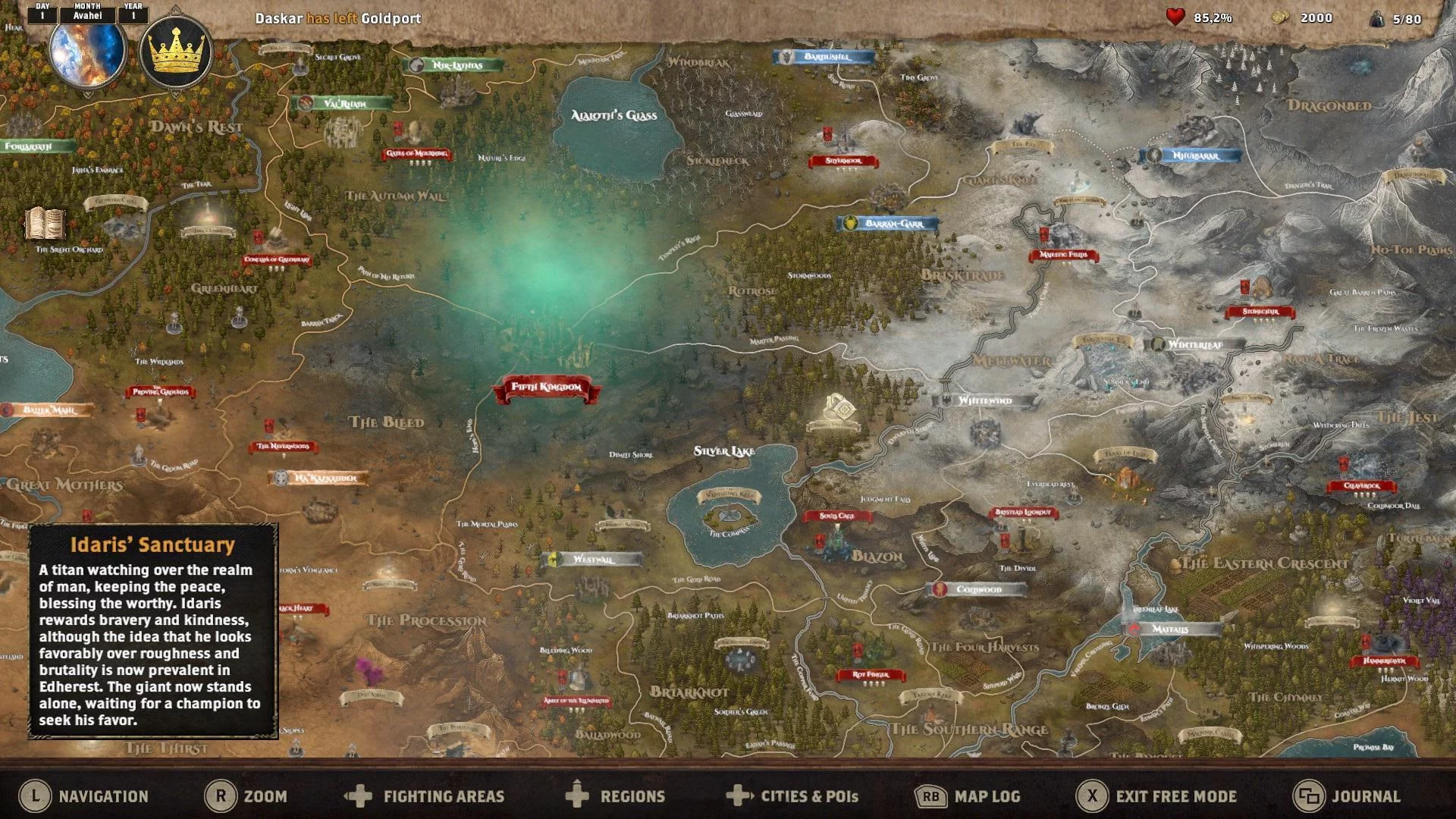 Изображение игры: Alaloth: Champions of The Four Kingdoms