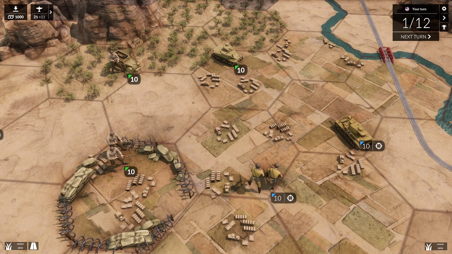 Изображение игры: Total Tank Generals