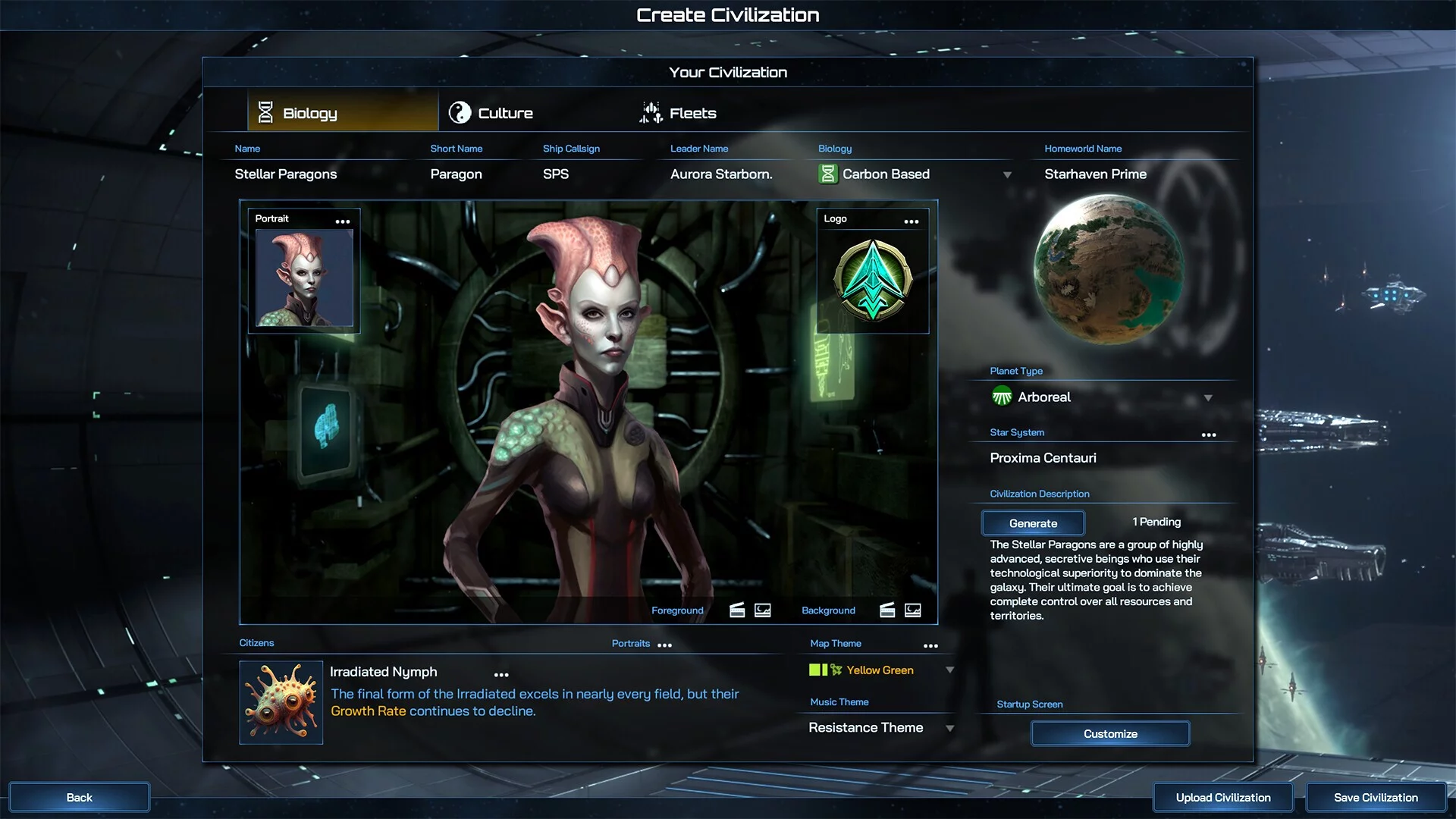 Изображение игры: Galactic Civilizations IV: Supernova