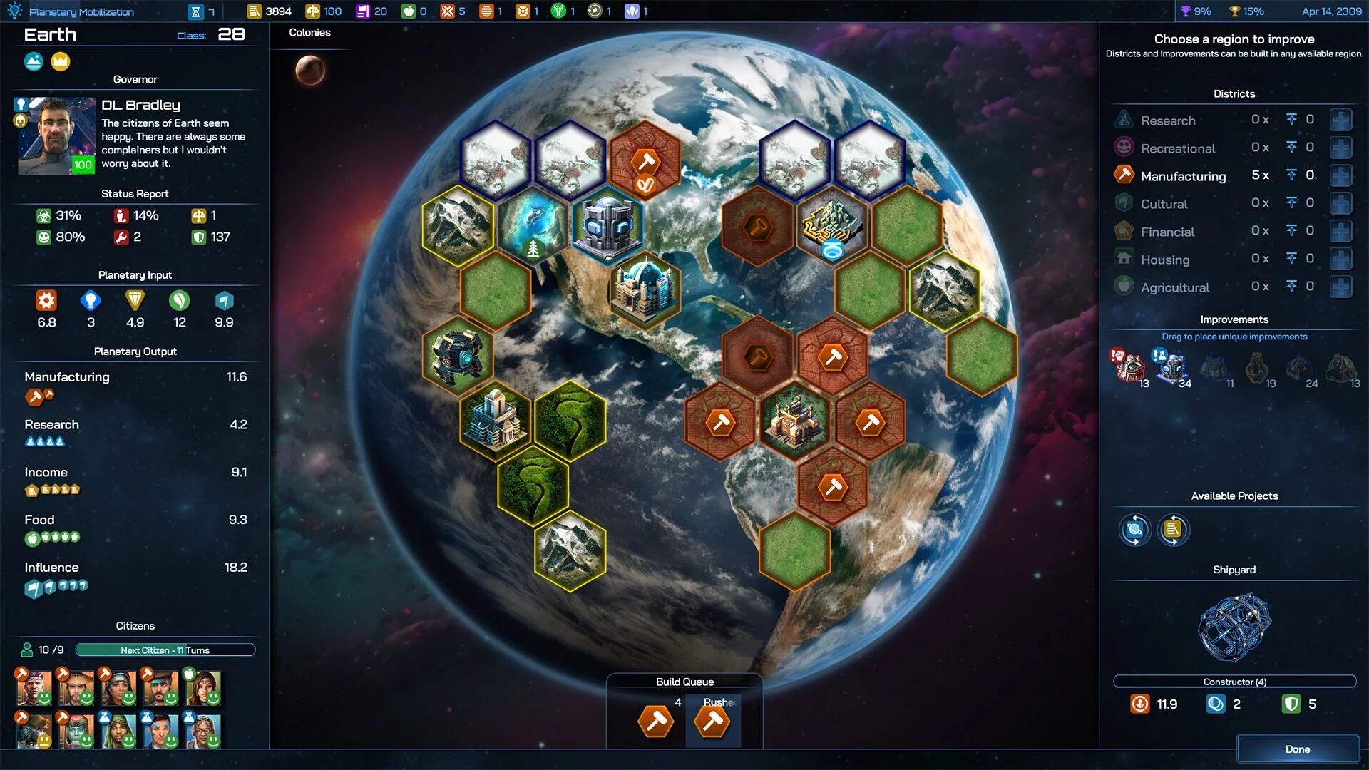 Изображение игры: Galactic Civilizations IV: Supernova