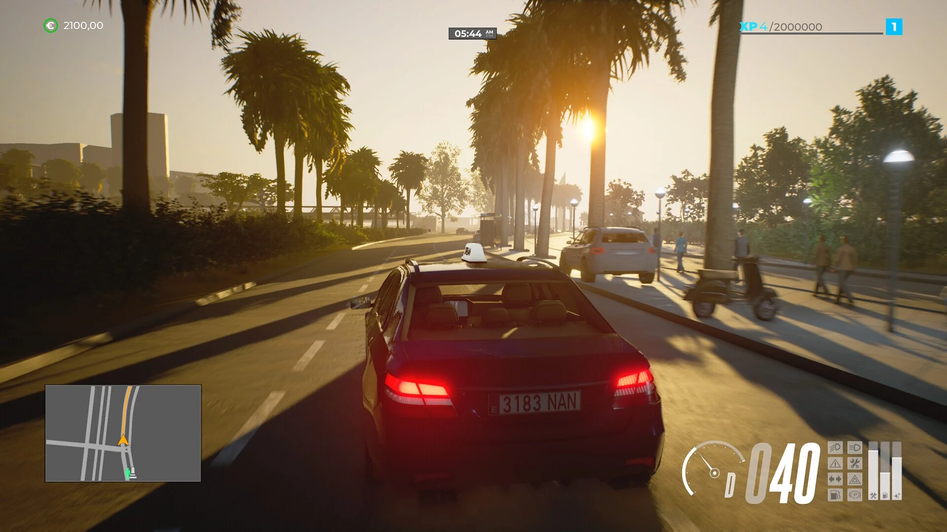 Изображение игры: Taxi Life: A City Driving Simulator