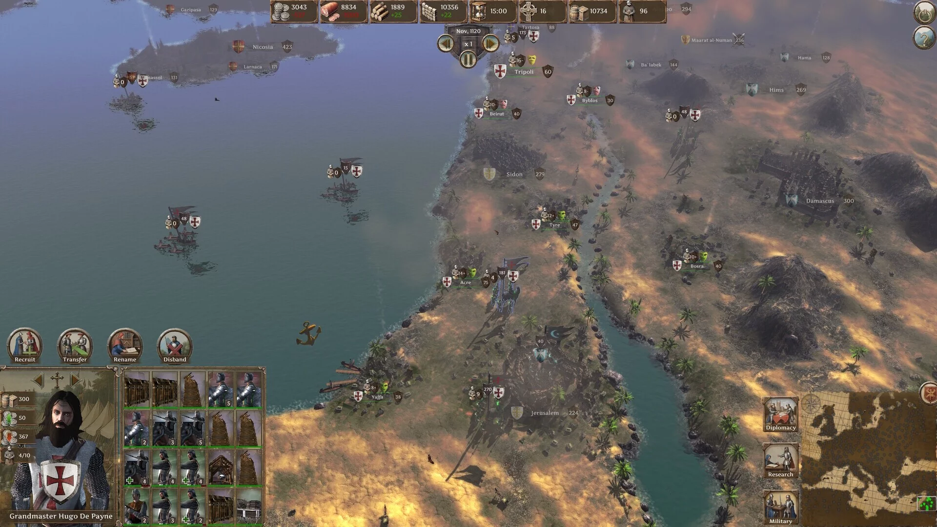 Изображение игры: Knights of the Crusades