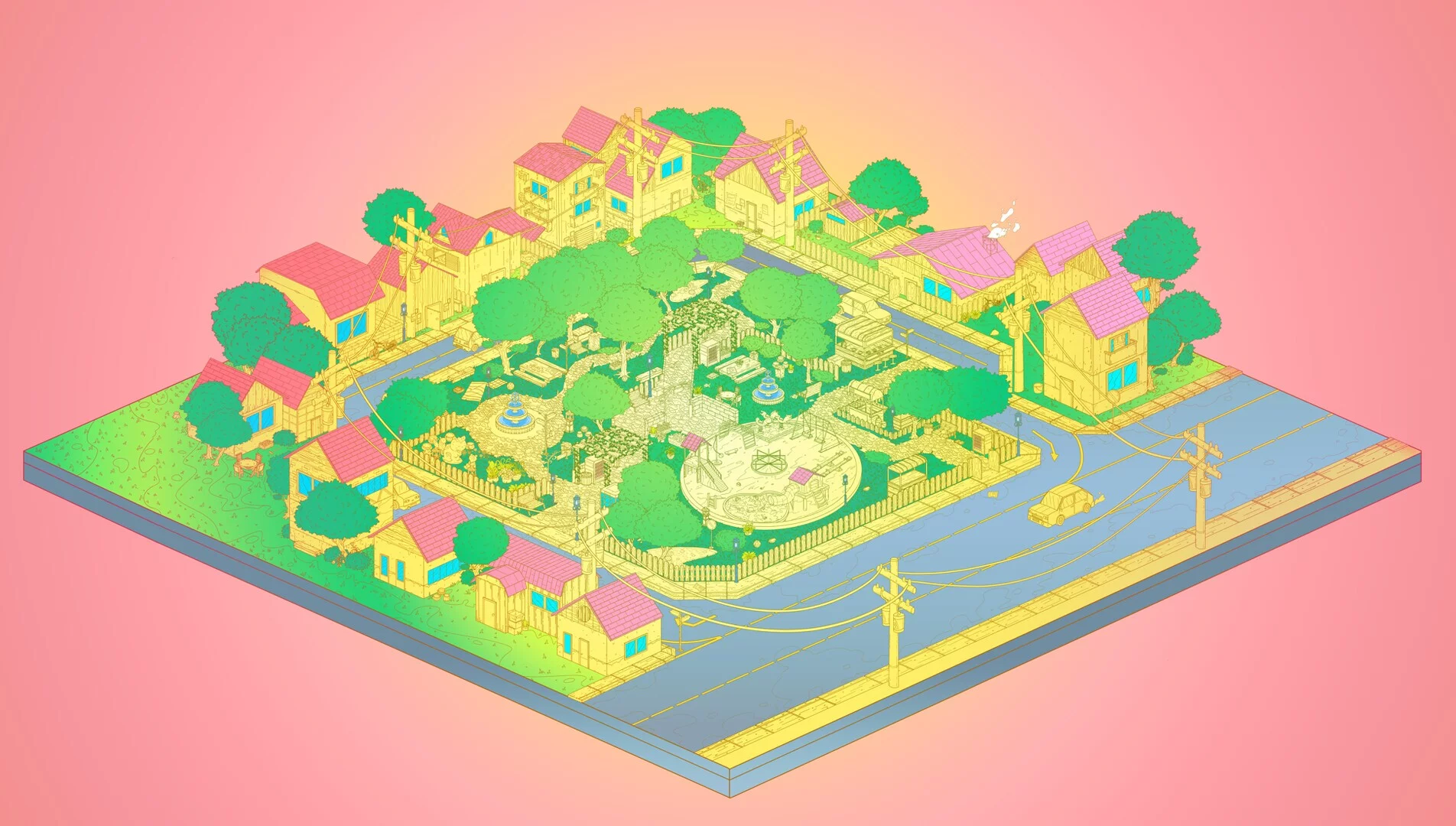 Изображение игры: Stray Cats in Cozy Town