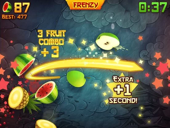 Изображение игры: Fruit Ninja Classic