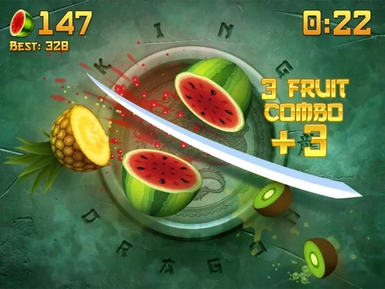 Изображение игры: Fruit Ninja Classic