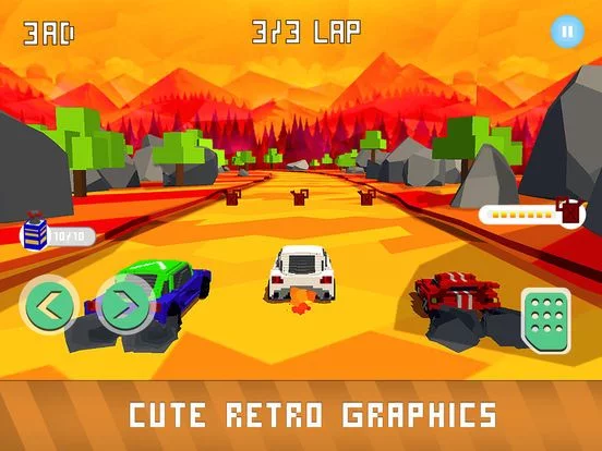 Изображение игры: Horizon Blocky Racing Full