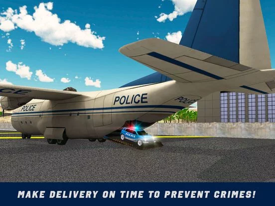 Изображение игры: Police Air Plane Flight Simulator 3D