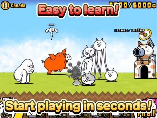 Изображение игры: The Battle Cats