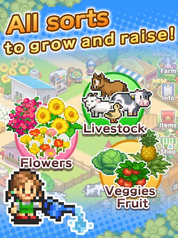 Изображение игры: 8-Bit Farm