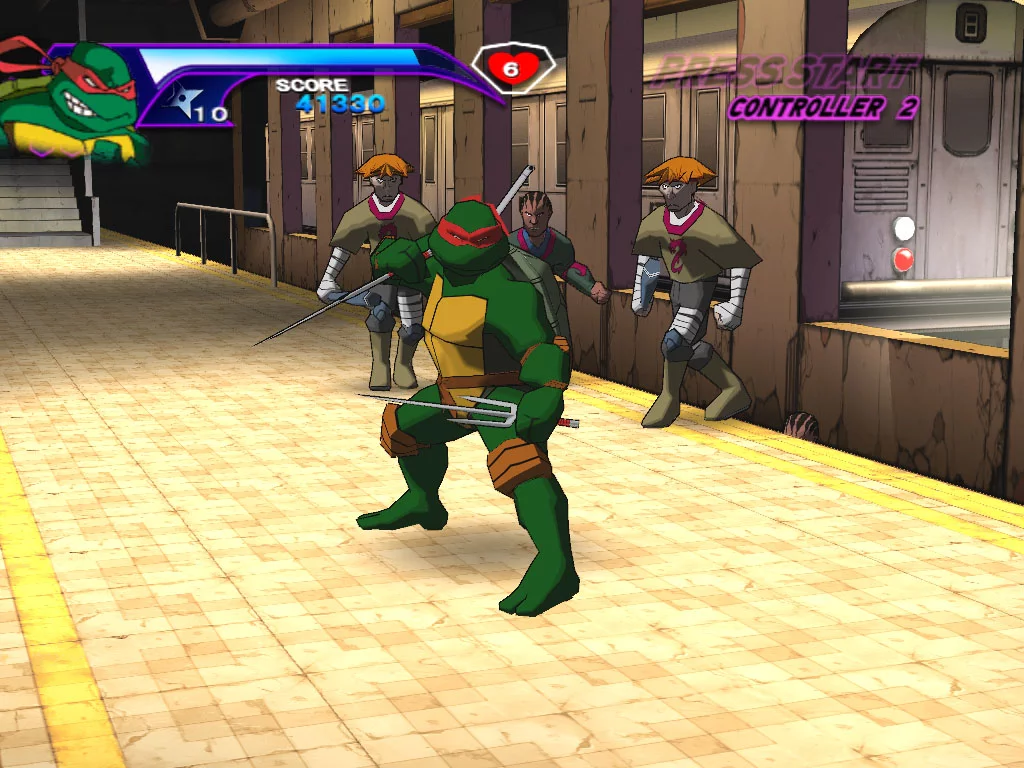 Изображение игры: Teenage Mutant Ninja Turtles (2003)