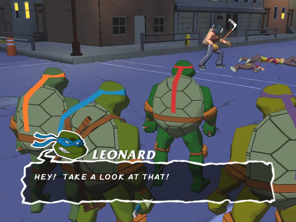 Изображение игры: Teenage Mutant Ninja Turtles (2003)