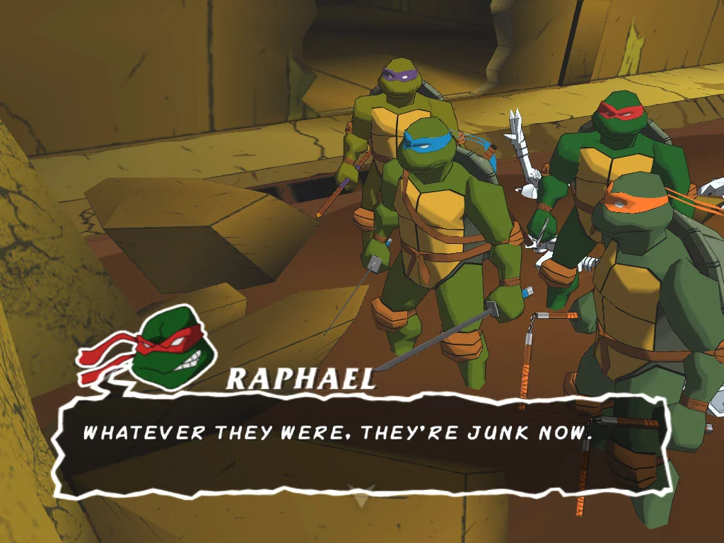 Изображение игры: Teenage Mutant Ninja Turtles (2003)