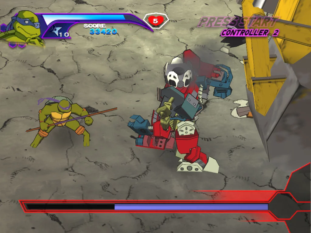 Изображение игры: Teenage Mutant Ninja Turtles (2003)