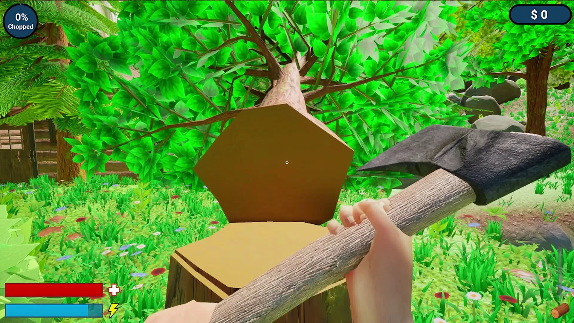 Изображение игры: A Game About Cutting A Tree