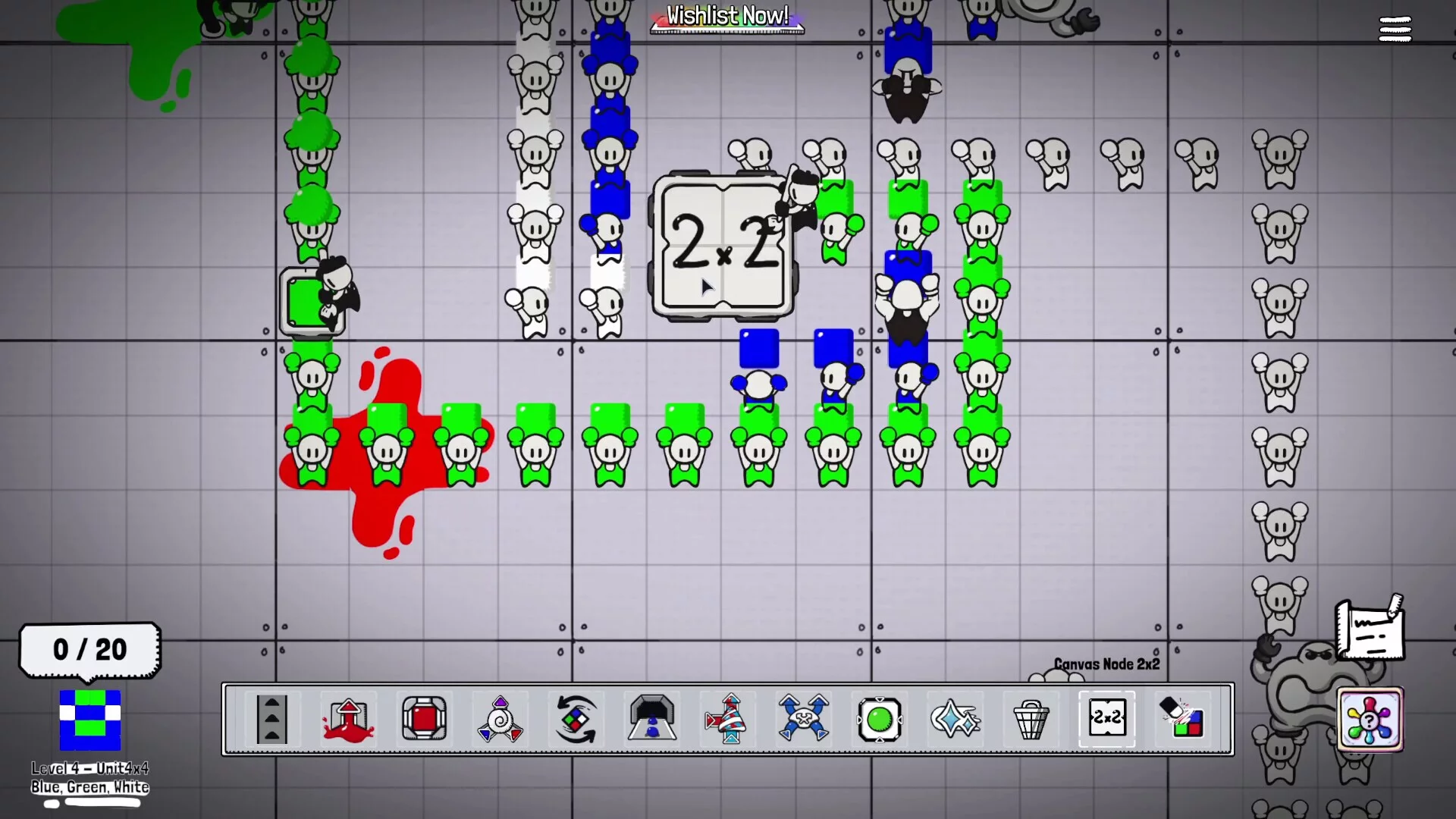 Изображение игры: Color Factory: Automation Meets Canvas