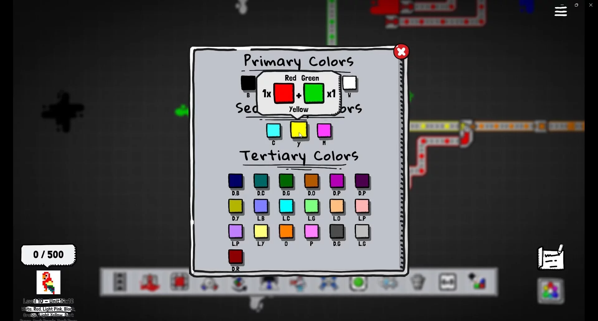 Изображение игры: Color Factory: Automation Meets Canvas