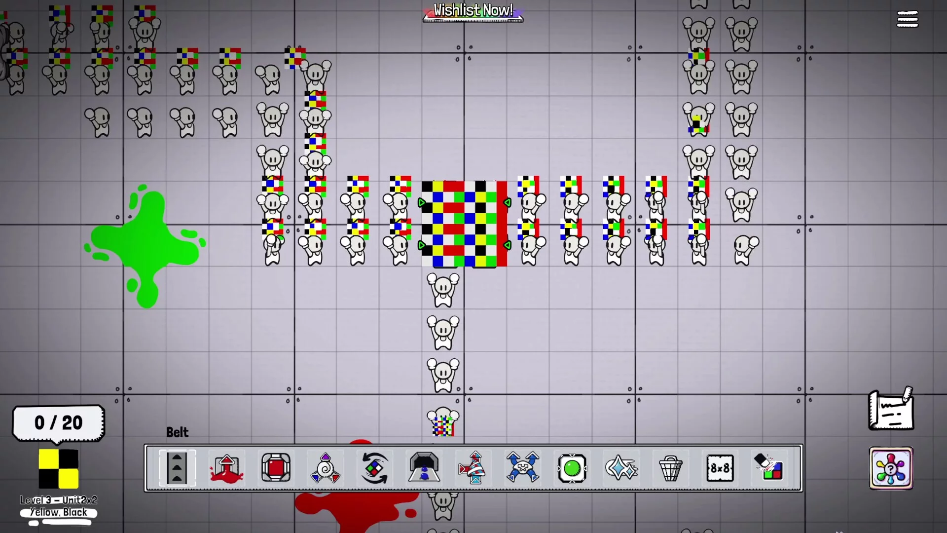 Изображение игры: Color Factory: Automation Meets Canvas