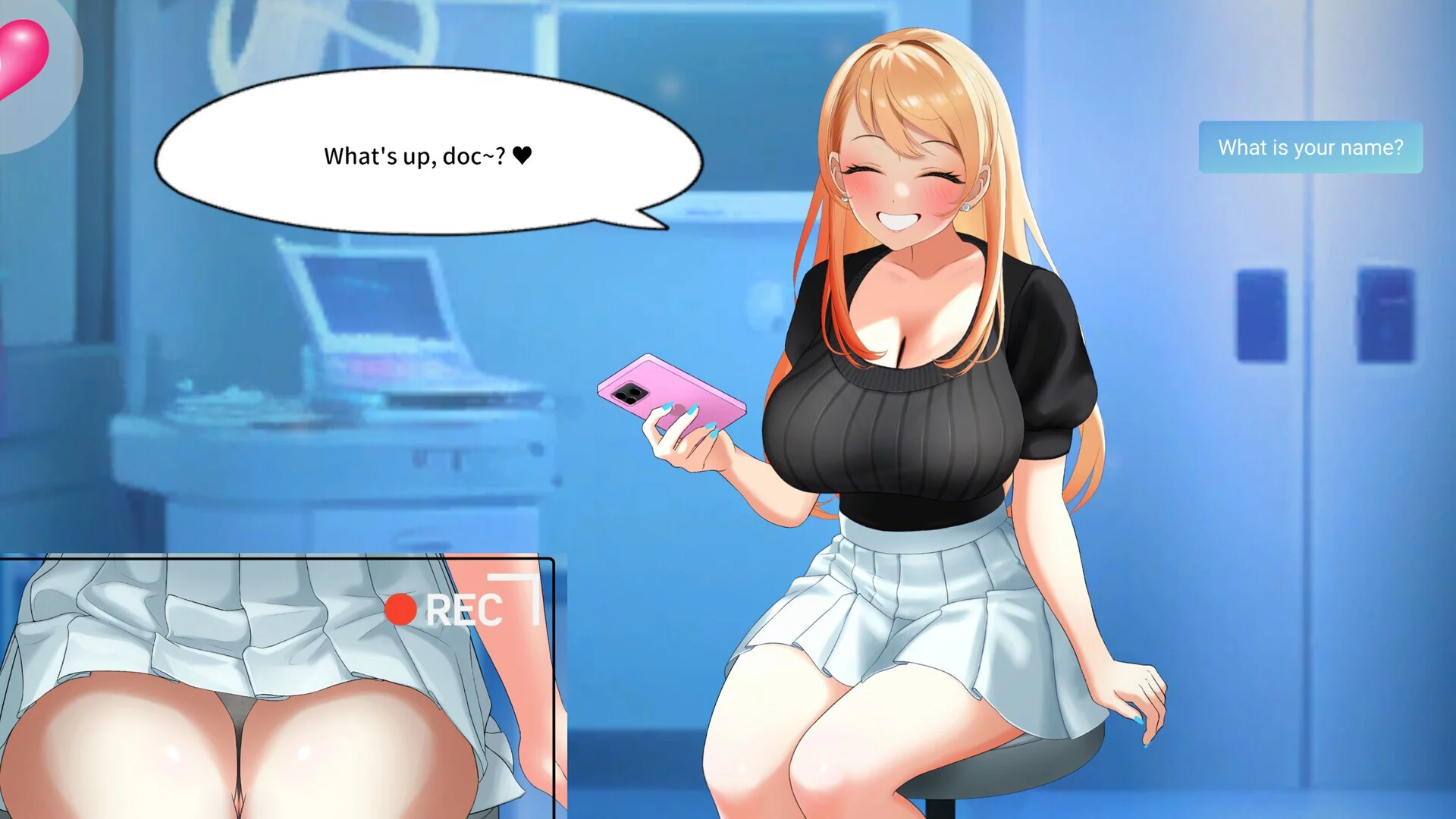 Изображение игры: Health Check with the Blonde College Babe!