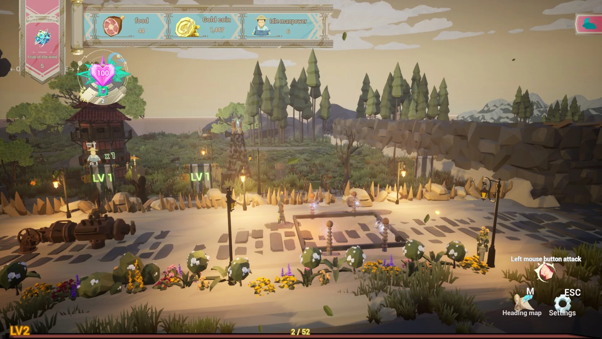 Изображение игры: Skyline Defense: Legends of the Aether