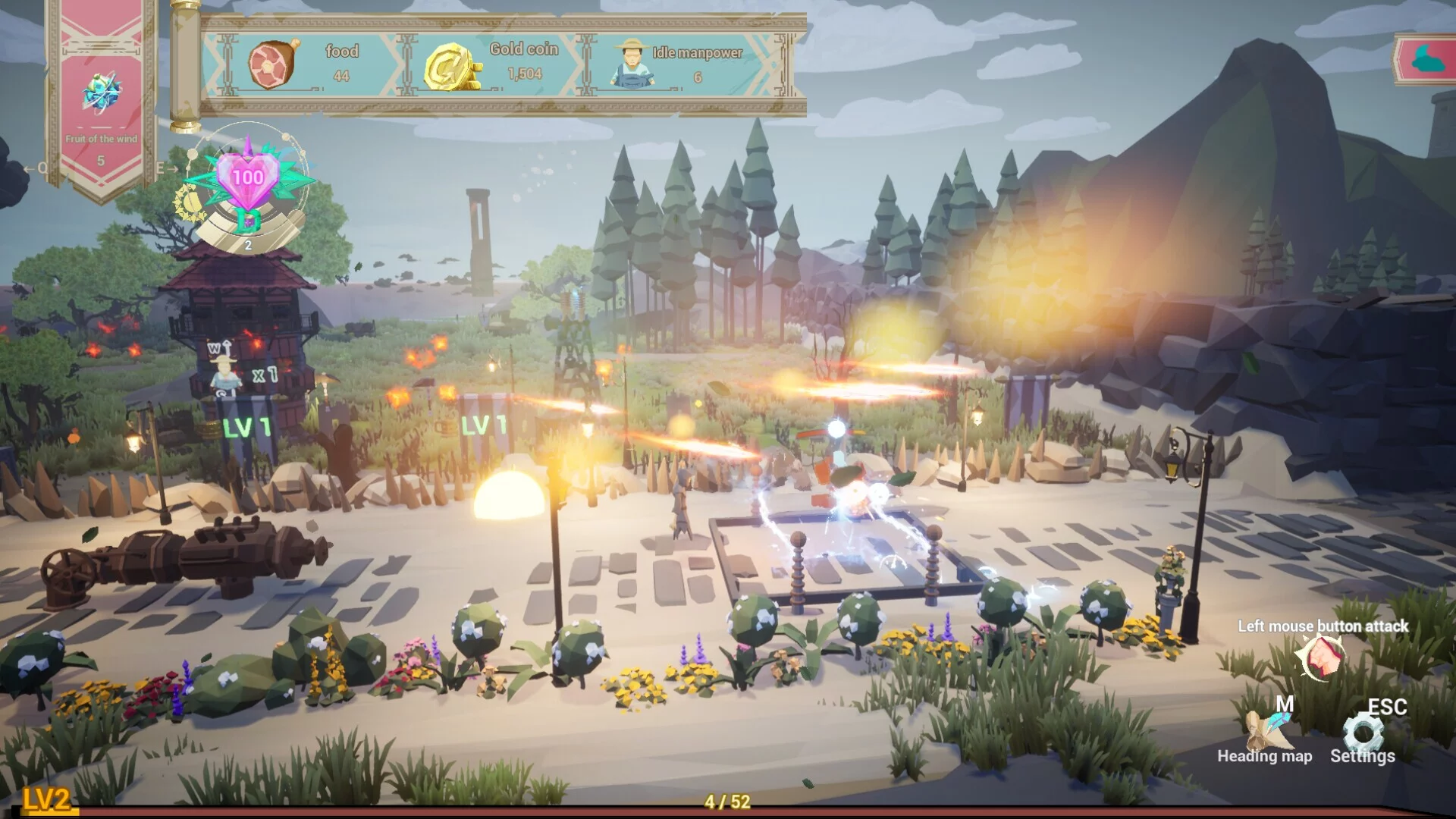 Изображение игры: Skyline Defense: Legends of the Aether