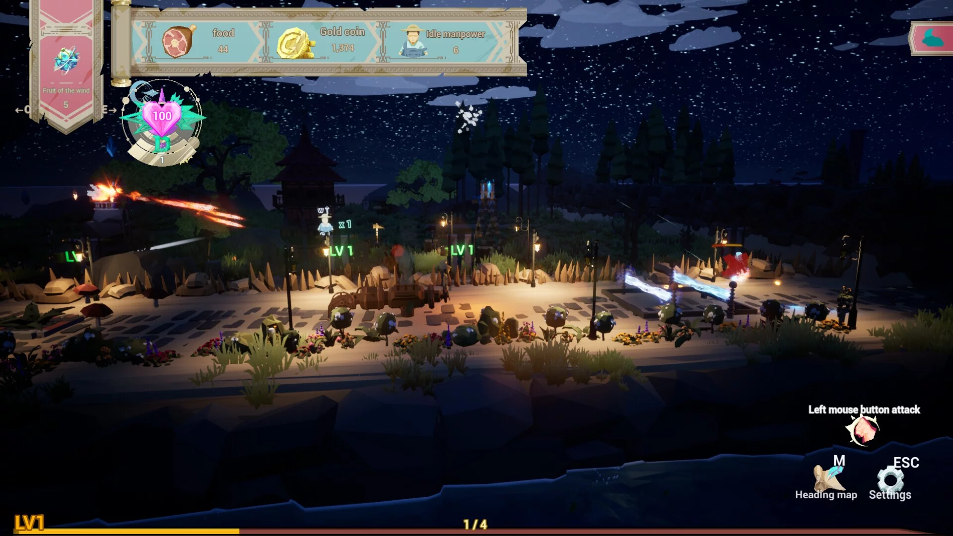 Изображение игры: Skyline Defense: Legends of the Aether
