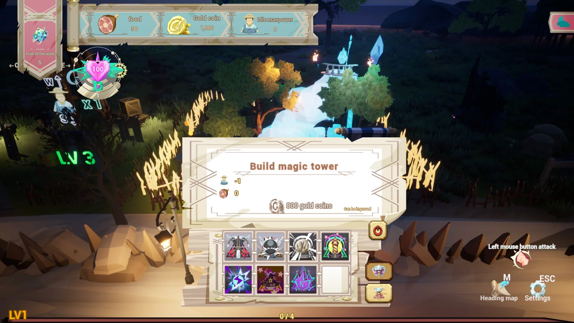 Изображение игры: Skyline Defense: Legends of the Aether