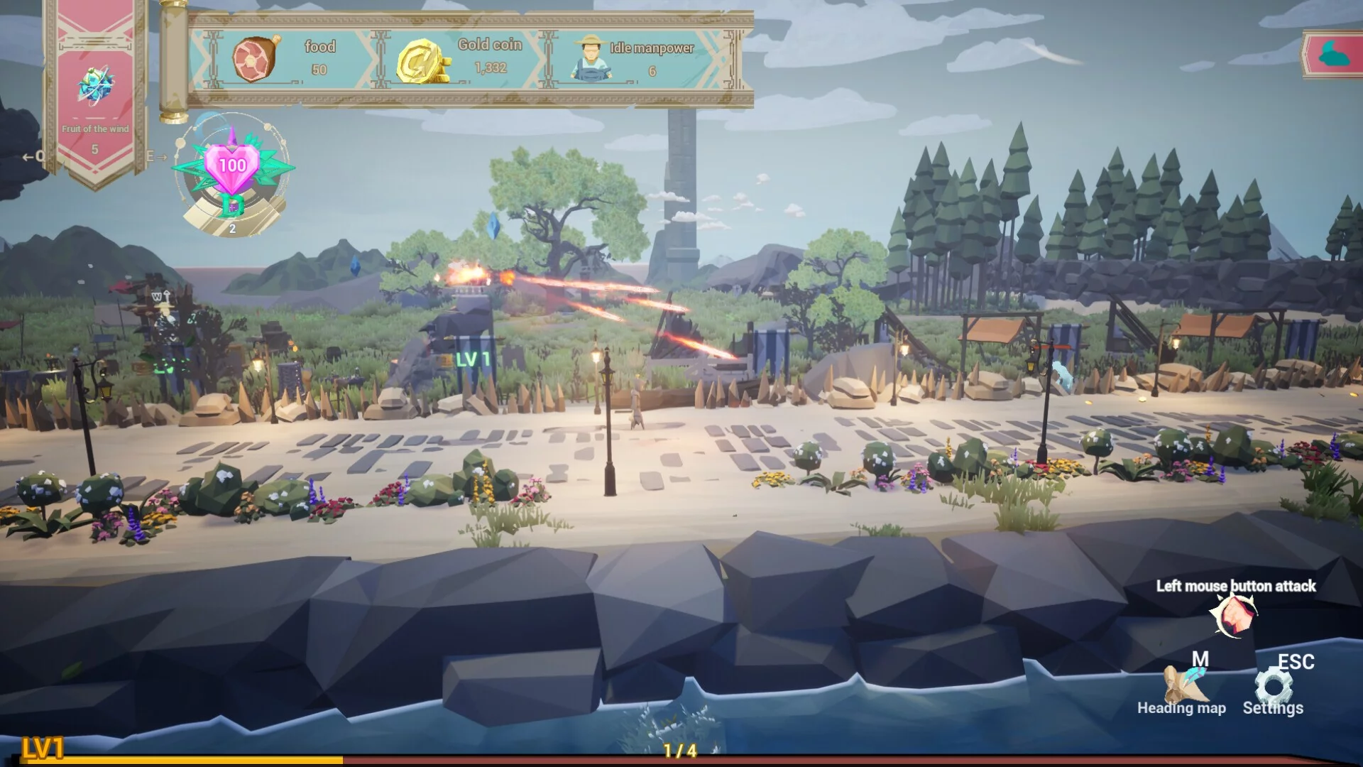 Изображение игры: Skyline Defense: Legends of the Aether