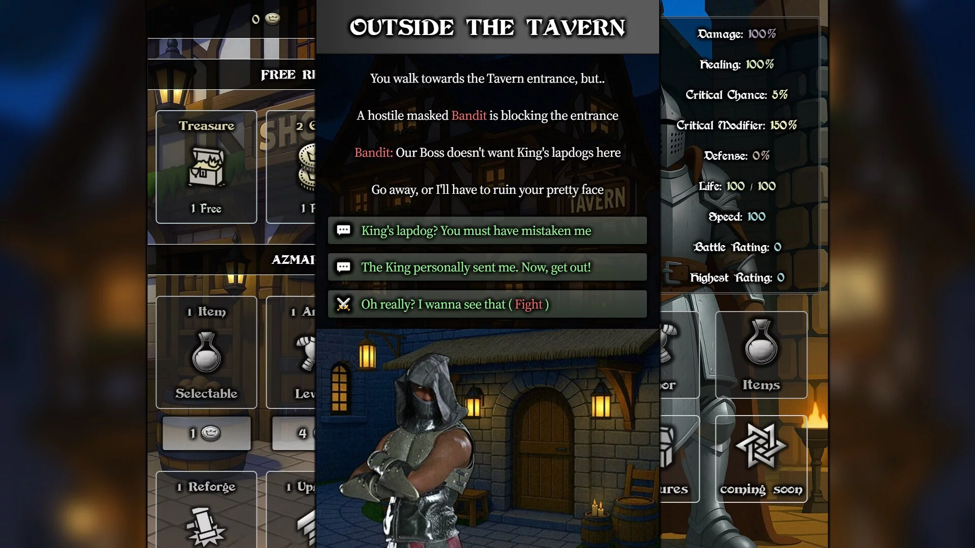Изображение игры: Azmar Quest - Text Based RPG