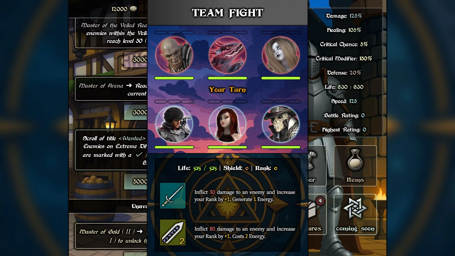 Изображение игры: Azmar Quest - Text Based RPG