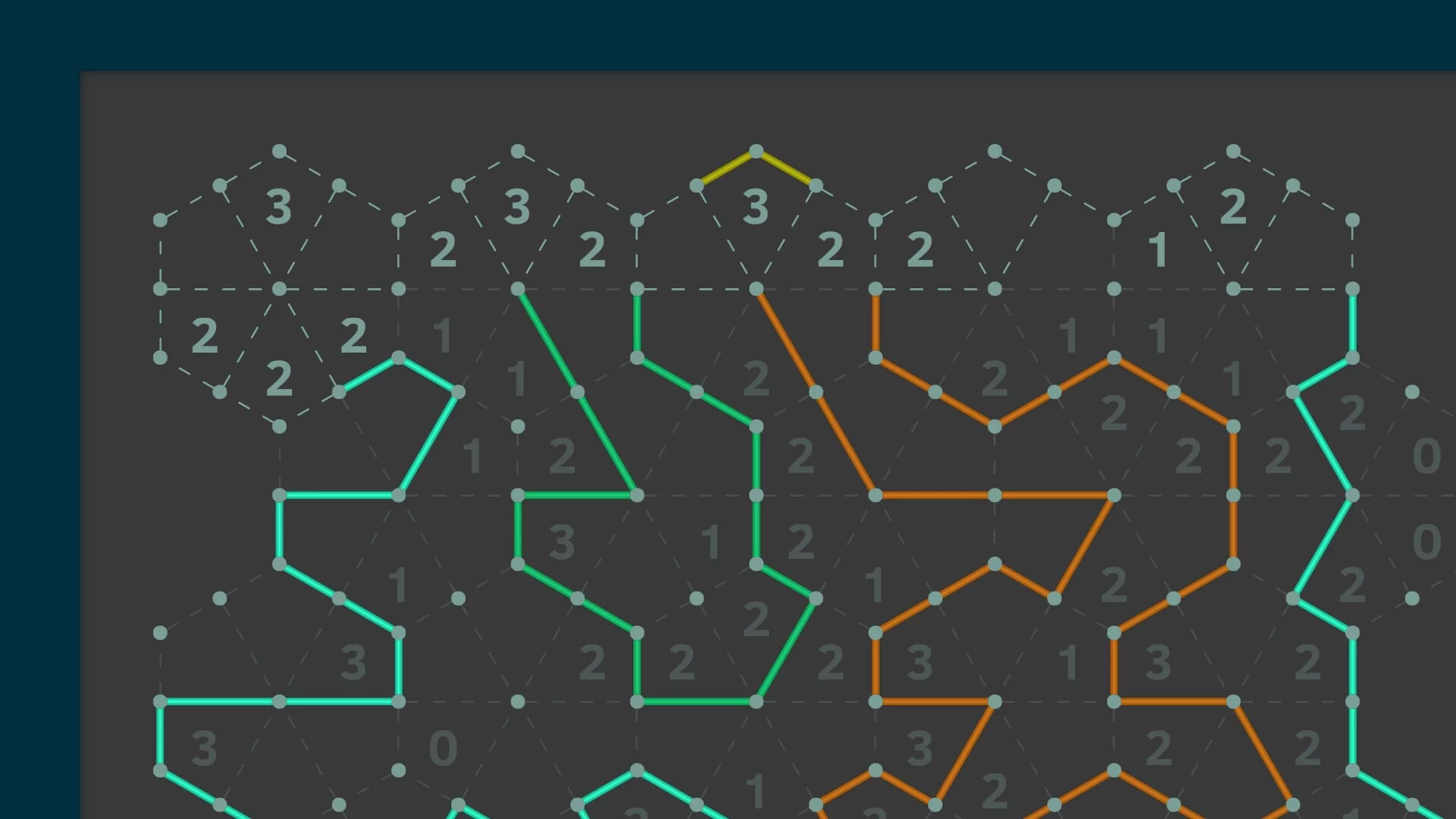 Изображение игры: Slither Link Plus
