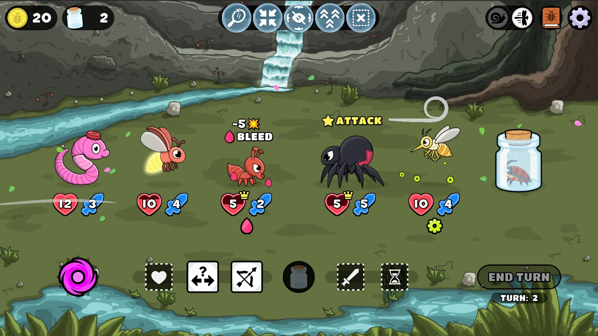 Изображение игры: Dicey Bugs