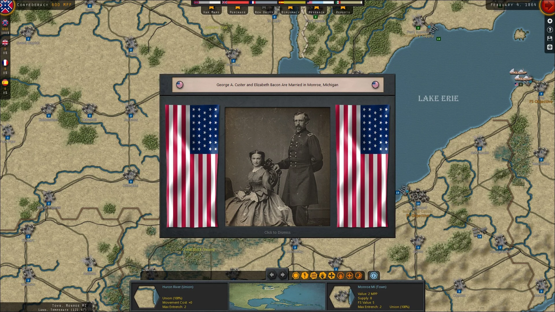 Изображение игры: Strategic Command: American Civil War