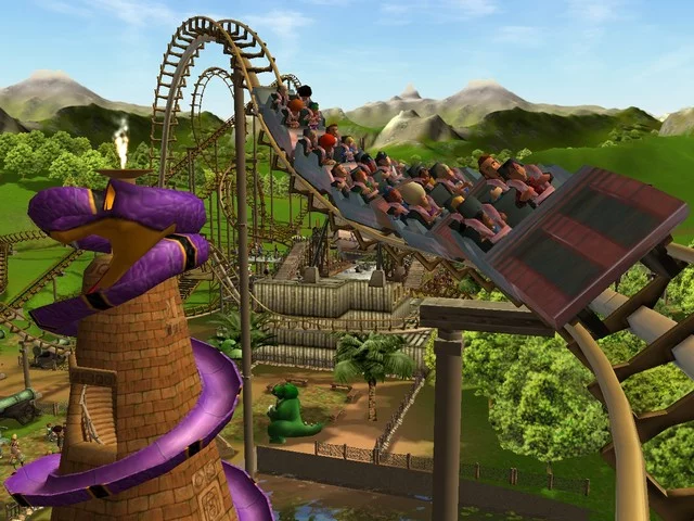 Изображение игры: RollerCoaster Tycoon 3